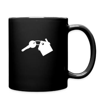 House key house key - Full Colour Mug - black - Right