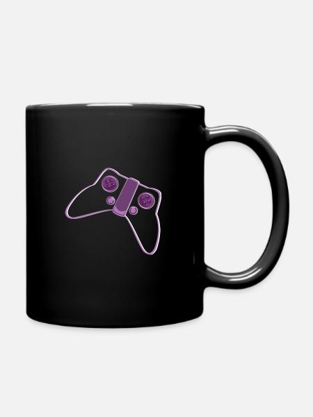 Kontroller Pink Lila - Tasse einfarbig - Schwarz