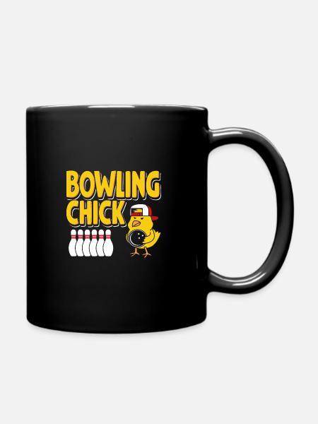 Bowling-Küken - Tasse einfarbig - Schwarz