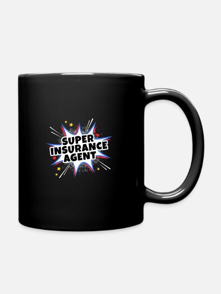 Super-Versicherungsagent - Tasse einfarbig - Schwarz