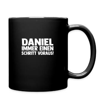 First name Daniel - Full Colour Mug - black - Right