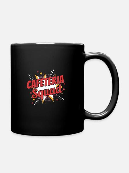 Cafeteria-Kader - Tasse einfarbig - Schwarz