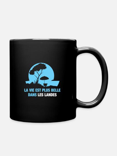 050s LA VIE EST BELLE2 - Mug uni - noir