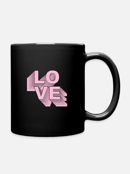 AMOUR - Mug uni - noir