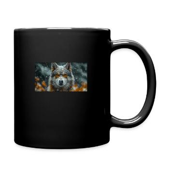 WOLF - Tasse einfarbig - Schwarz - Rechts