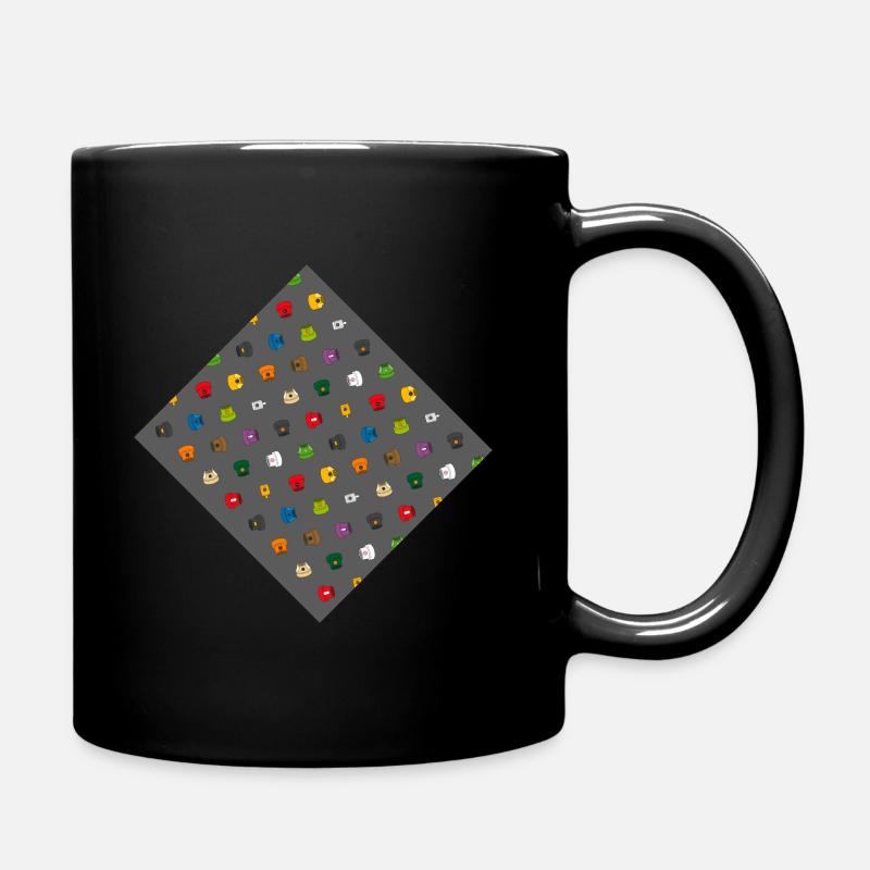 Caps & Colors 1.0 - Tasse einfarbig - Schwarz