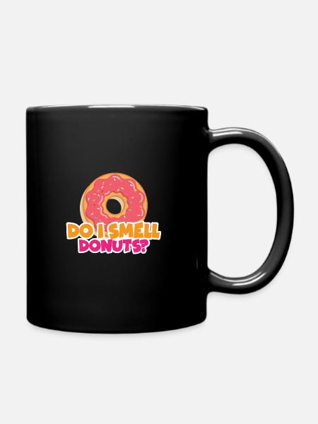 Donuts - Tasse einfarbig - Schwarz