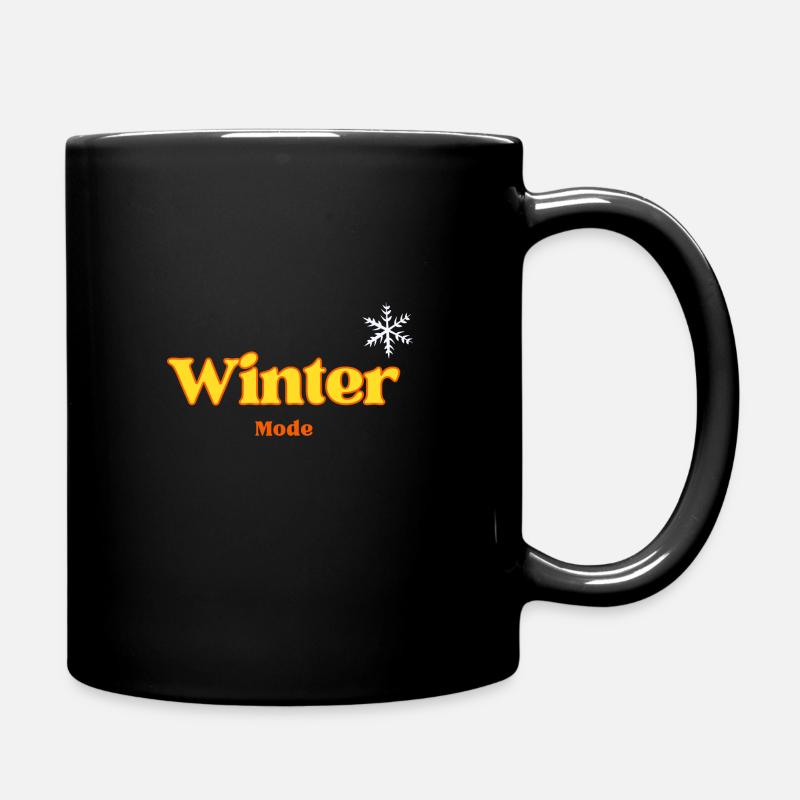 Winter mode - Mug uni - noir