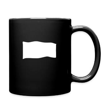 Drapeau de symbole de forme - Mug uni - noir - Droite