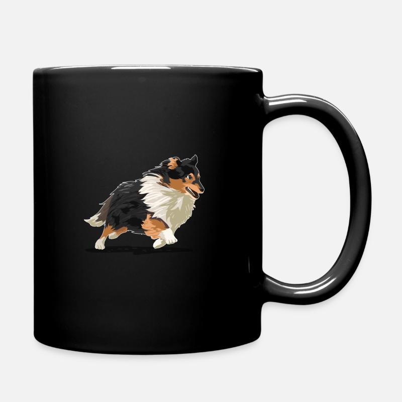 Sheltie cadeau pour un propriétaire de chien - Mug uni - noir
