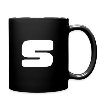 5. 5 JAHRE. 5-JÄHRIGES JUBILÄUM. GEBURTSTAG 5 JAHRE. 5 - Tasse einfarbig - Schwarz - Rechts