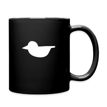 Symbole Animal Volant Oiseau En Forme De Canard - Mug uni - noir - Droite