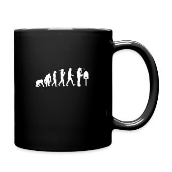 Chemise cadeau apiculteur Evolution - Mug uni - noir - Droite