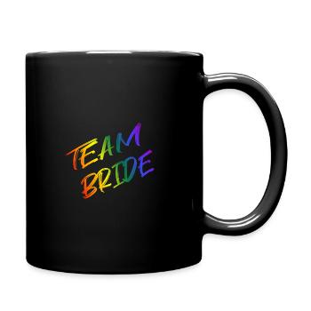 Team Bride - Full Colour Mug - black - Right