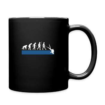 Évolution des plongeurs - Mug uni - noir - Droite