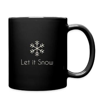 Soit la neige - Mug uni - noir - Droite