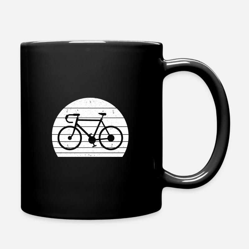 Retro Bike - Full Colour Mug - black