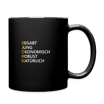 Björn - Tasse einfarbig - Schwarz - Rechts
