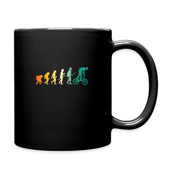 Fahrrad Evolution Mountainbike - Tasse einfarbig - Schwarz - Rechts