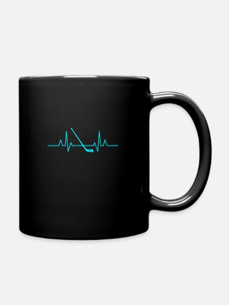 Hockey Players Hockey - Full Colour Mug - black