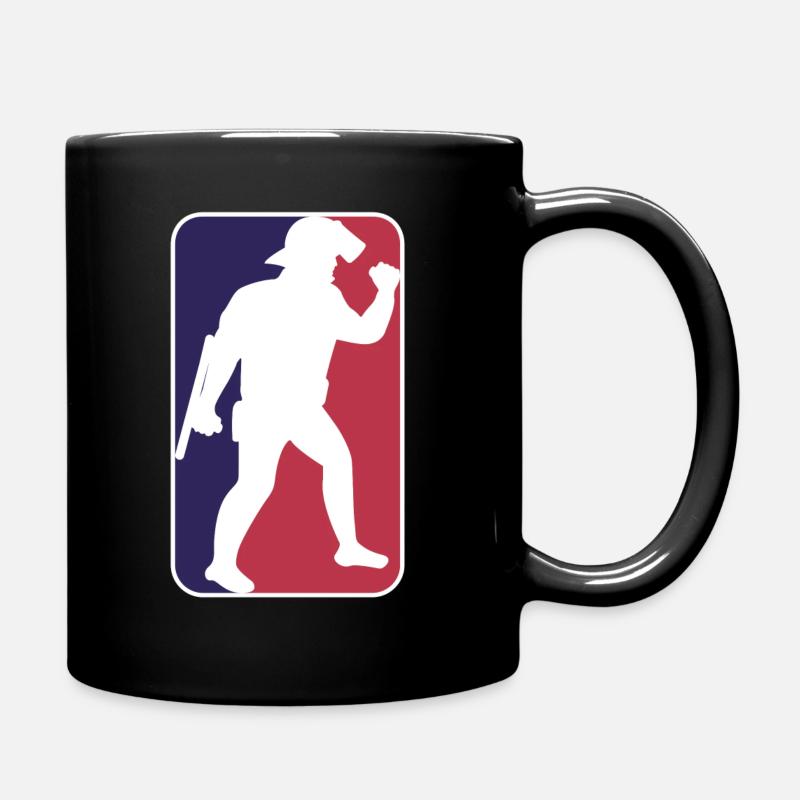 Riot Blue/Red - Full Colour Mug - black