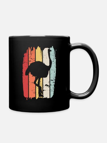 Strauss - Tasse einfarbig - Schwarz
