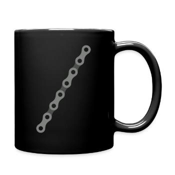 bicycle chain - Full Colour Mug - black - Right