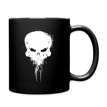 totenkopf motiv - Mug uni - noir - Droite