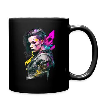 No105 - Tasse einfarbig - Schwarz - Rechts