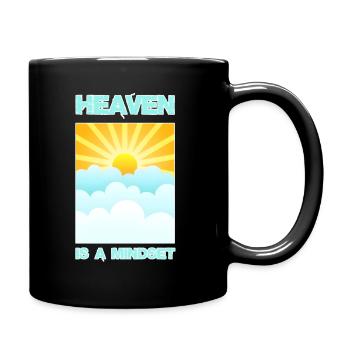 SUN - " Le paradis est un état d’ » - Mug uni - noir - Droite