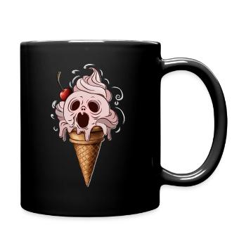 Horror I scream 4 ice cream - Full Colour Mug - black - Right