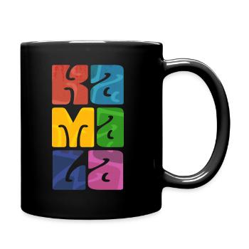 Kamala - given name - Full Colour Mug - black - Right