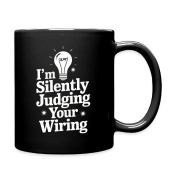 Électricien Électronicien Technicien Artisan Métier Disant - Mug uni - noir - Droite