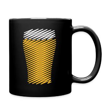 Conception XShatch - Mug uni - noir - Droite