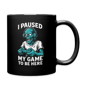 Zombie Gamer - Mode Pause de jeu - Mug uni - noir - Droite