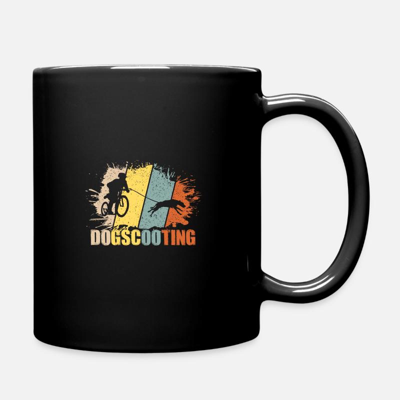 Dogscooting cadeau pour un dogscooter et - Mug uni - noir