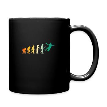 Handball Joueurs Evolution Handball - Mug uni - noir - Droite