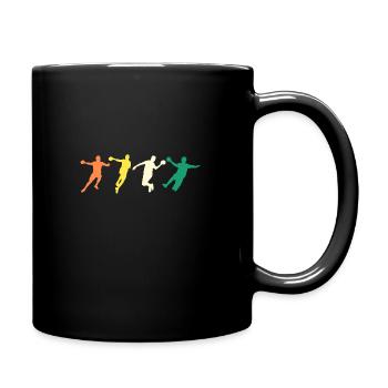 Handball Joueurs Evolution Handball - Mug uni - noir - Droite