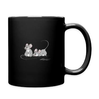 Cadeau souris - idée pour votre jolie souris - Mug uni - noir - Droite