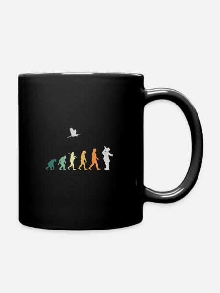 Observation des oiseaux d'ornithologie - Evolution Retro - Mug uni - noir