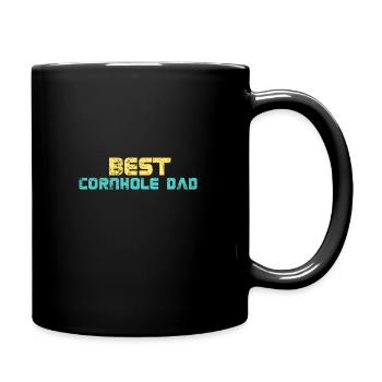 Best Cornhole Dad - Tasse einfarbig - Schwarz - Rechts