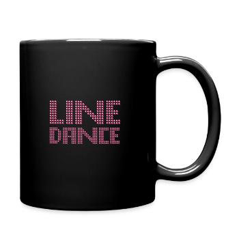 Danse en ligne - Danse en ligne - Mug uni - noir - Droite