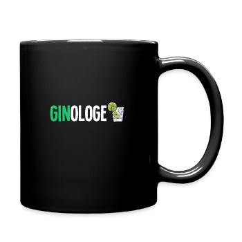 Gin - Gin Cocktail Gin Trinker Geschenk Shirt - Tasse einfarbig - Schwarz - Rechts