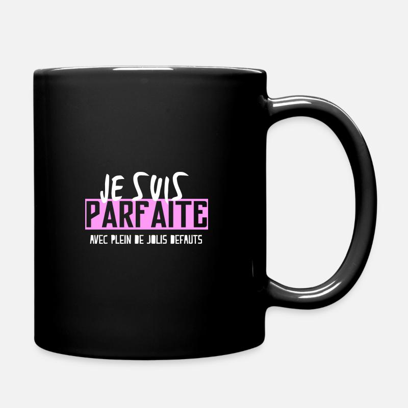 JE SUIS PARFAITE - Mug uni - noir