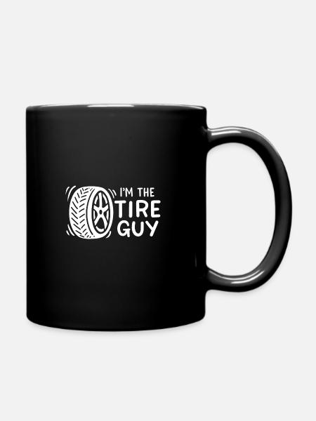 Ich bin der Reifentyp - Tasse einfarbig - Schwarz