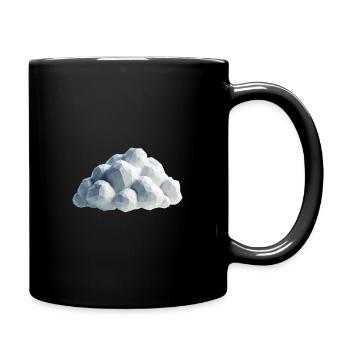 Polygone de nuages - Mug uni - noir - Droite