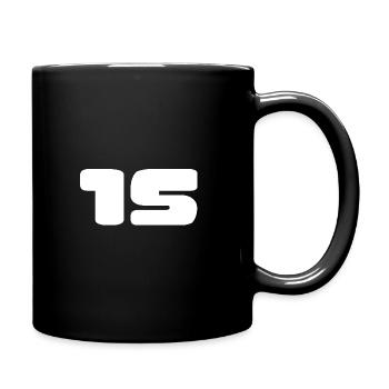 ALLES GUTE ZUM GEBURTSTAG. ALLES GUTE ZUM GEBURTSTAG. JAHRESTAG. - Tasse einfarbig - Schwarz - Rechts