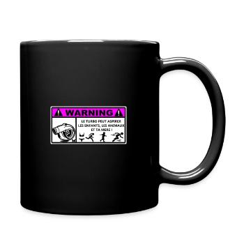 Turbo  - Mug uni - noir - Droite