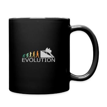 Achterbahn - Evolution Retro Vintage - Tasse einfarbig - Schwarz - Rechts