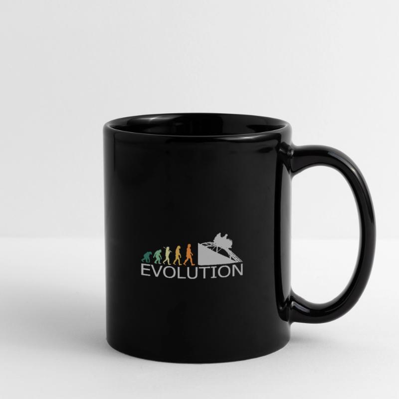 Roller Coaster - Evolution Retro Vintage Full Colour Mug